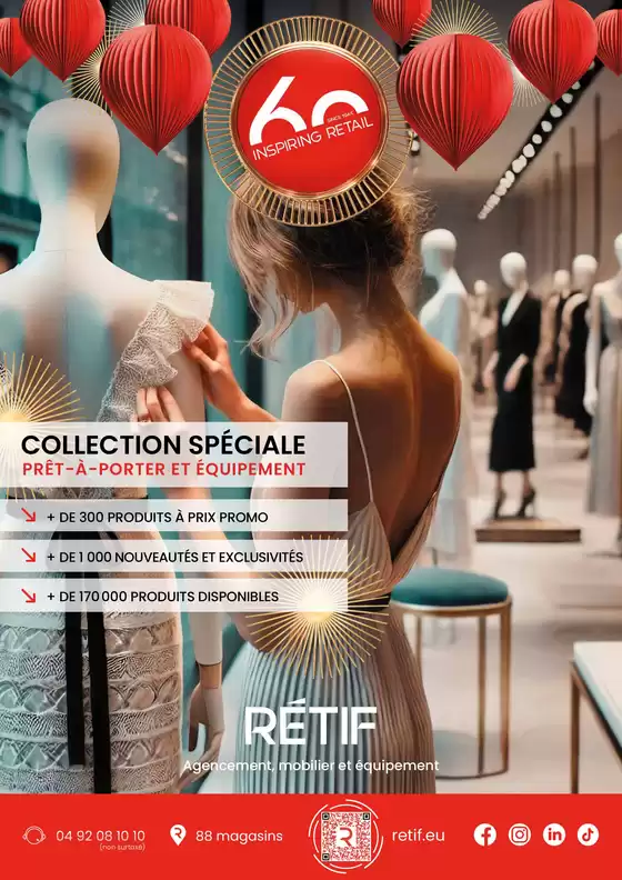 COLLECTION SPÉCIALE PRÊT-À-PORTER ET ÉQUIPEMENT 