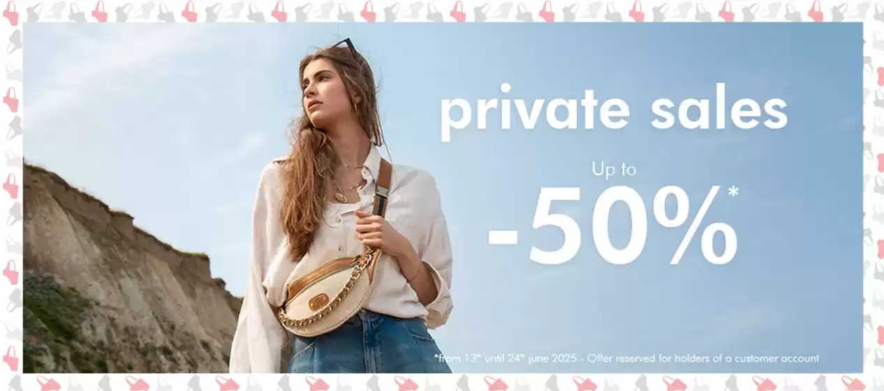 Private sale Up to 50% off