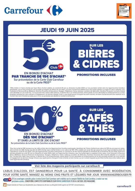 Spécial remises boissons