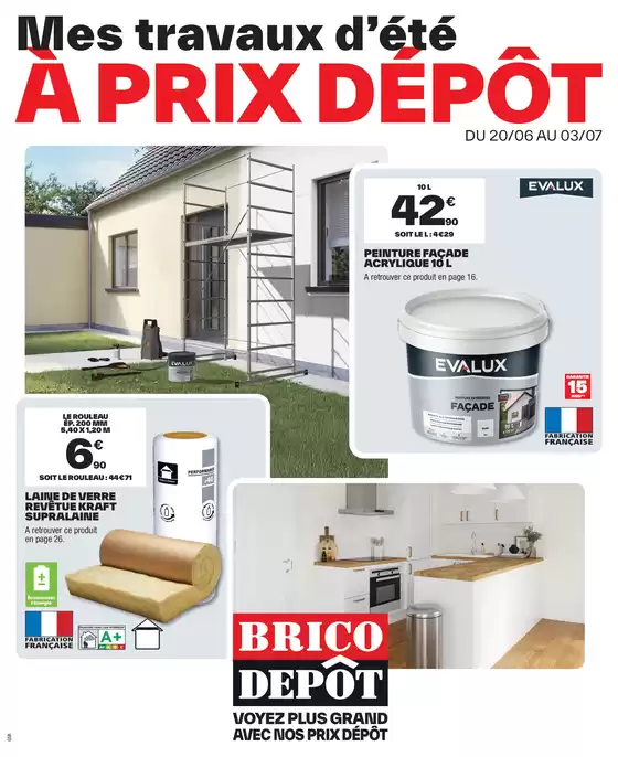 Mes travaux d'été à prix dépôt !