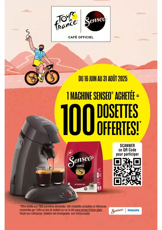 100 dosettes offertes