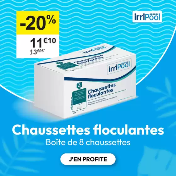 Chaussettes floculantes