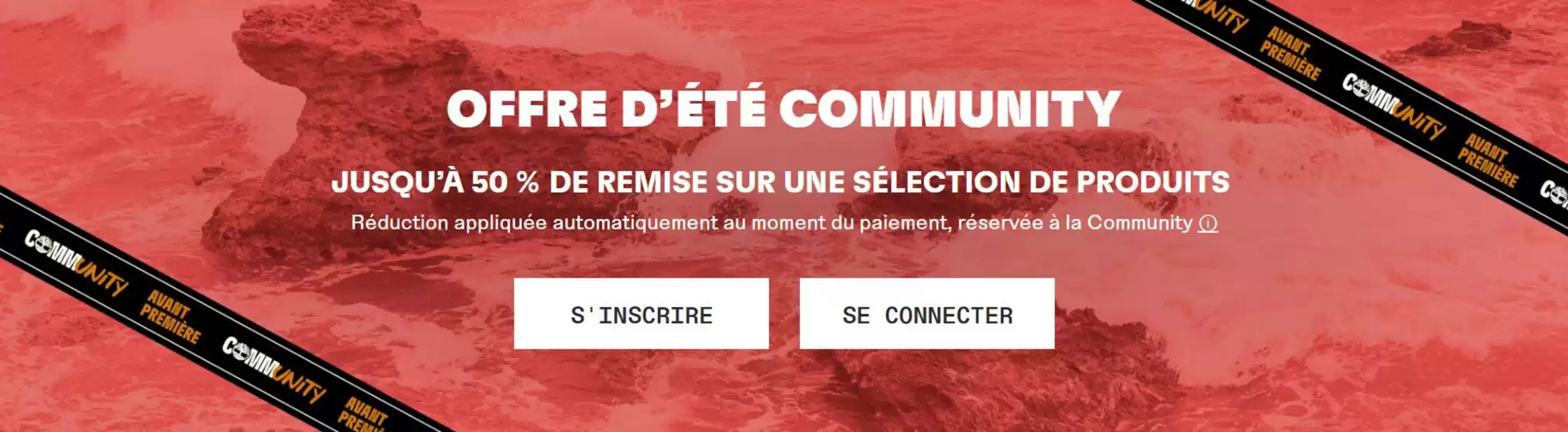 JUSQU’À 50 % DE REMISE SUR UNE SÉLECTION DE PRODUITS