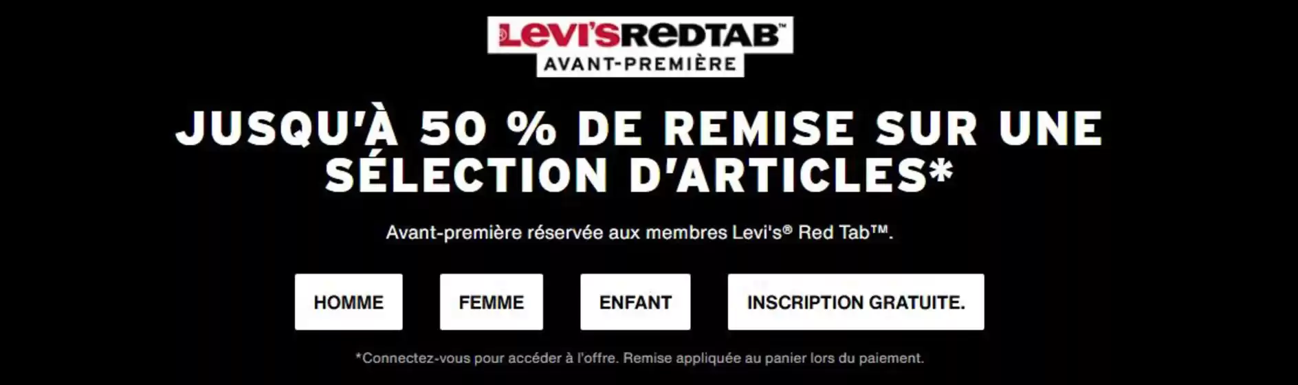 Jusqu’à 50 % de remise sur une sélection d’articles