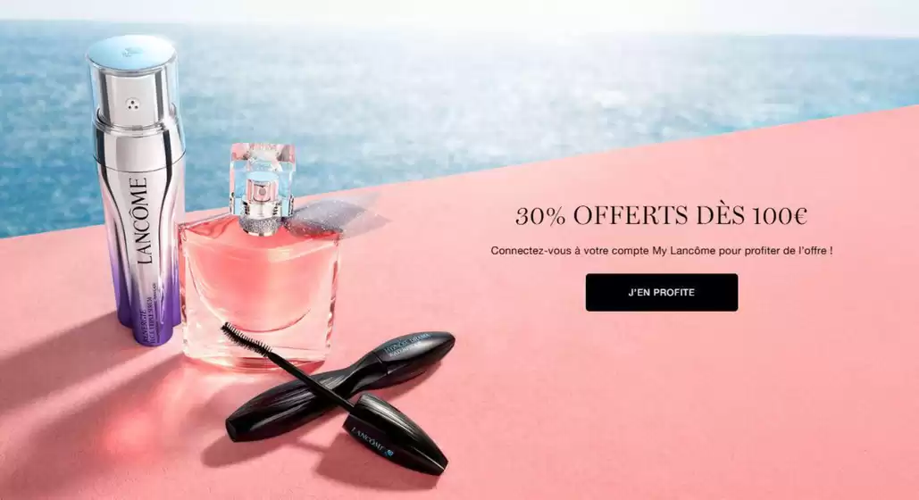 30% OFFERTS DÈS 100€​