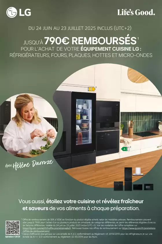 LG EQUIPEMENT CUISINE