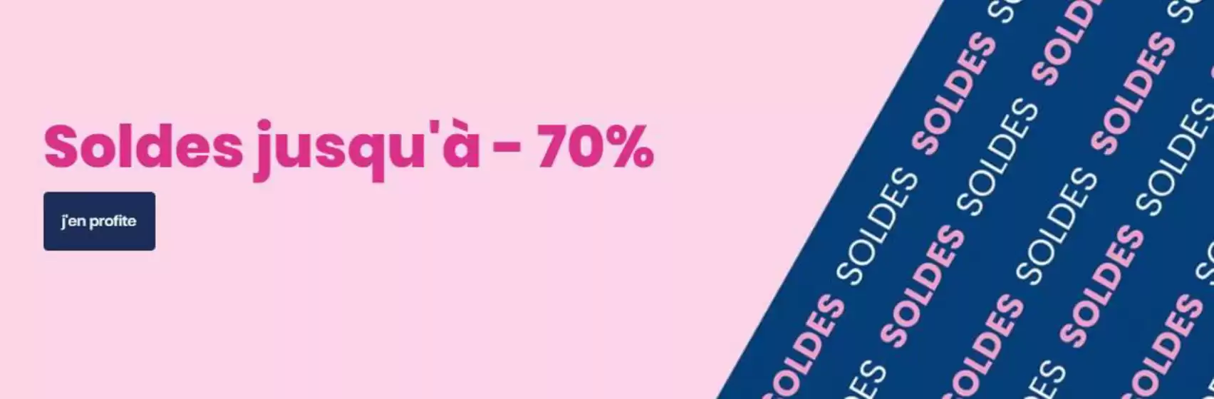 Soldes jusqu'à -70%
