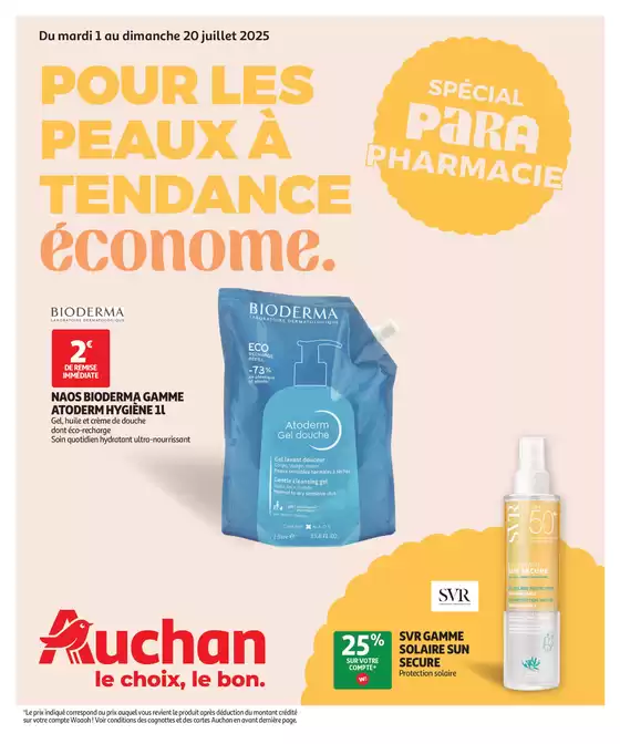 Pour les peaux à tendance économe