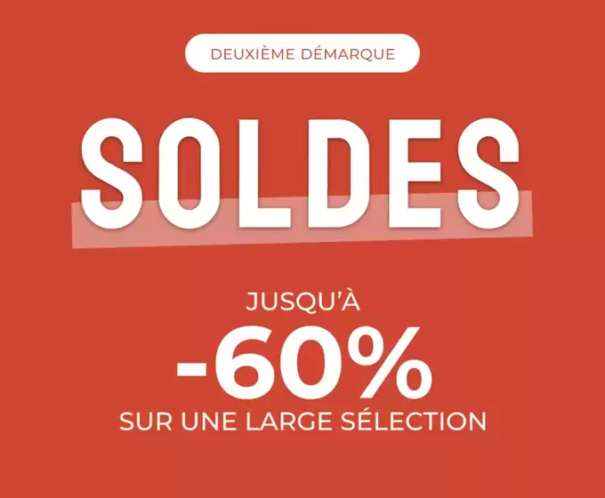 SOLDES jusqu'à -60 %