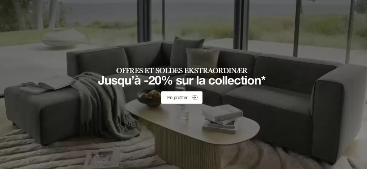 Jusqu’à -20% sur la collection