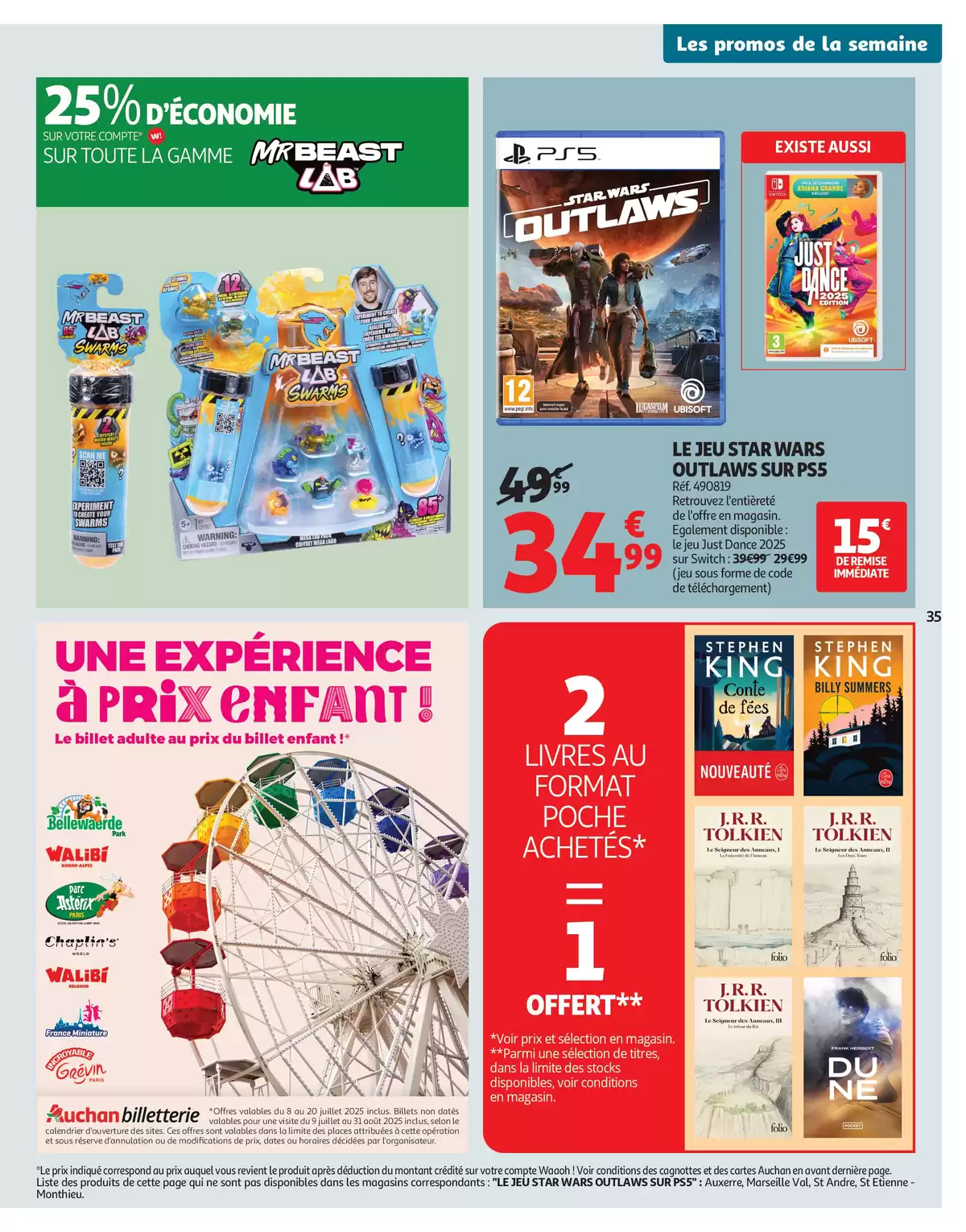 Catalogue Un été sans flamber votre budget, page 00035
