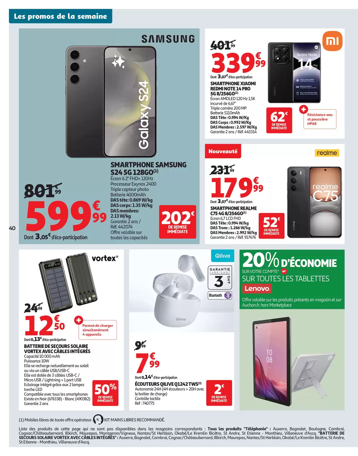 Catalogue Un été sans flamber votre budget, page 00040
