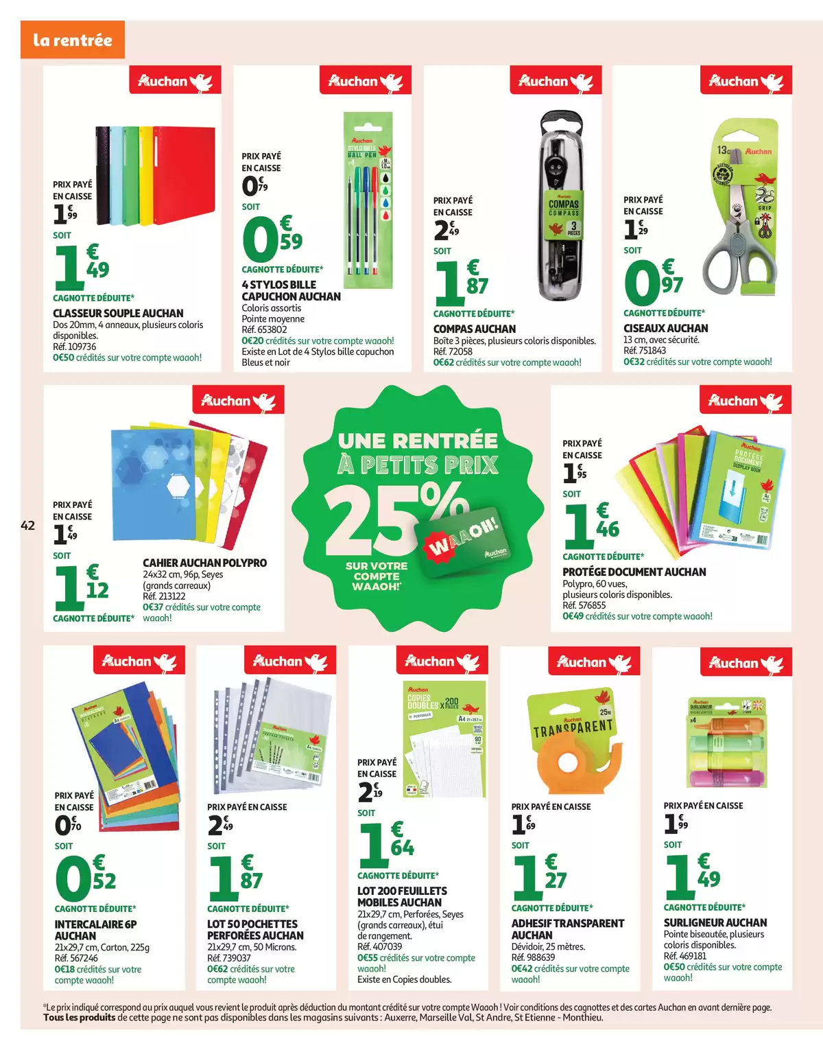 Catalogue Un été sans flamber votre budget, page 00042