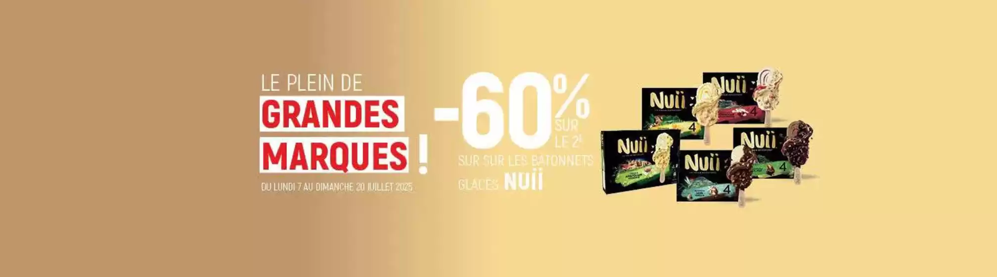 Le plein de grandes marques !