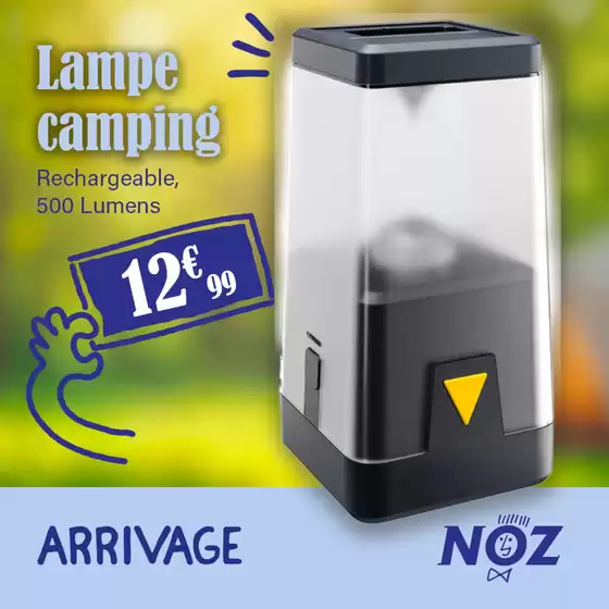 ARRIVAGE Lampe camping