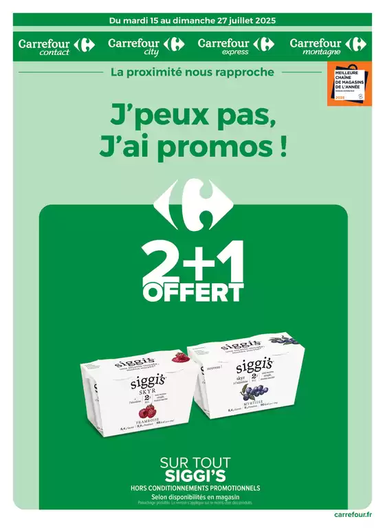 J'PEUX PAS J'AI PROMOS DU 15 AU 27 JUILLET