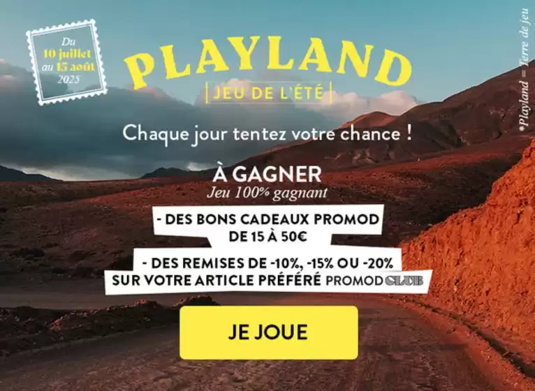 Jeu de l'été : PLAYLAND
