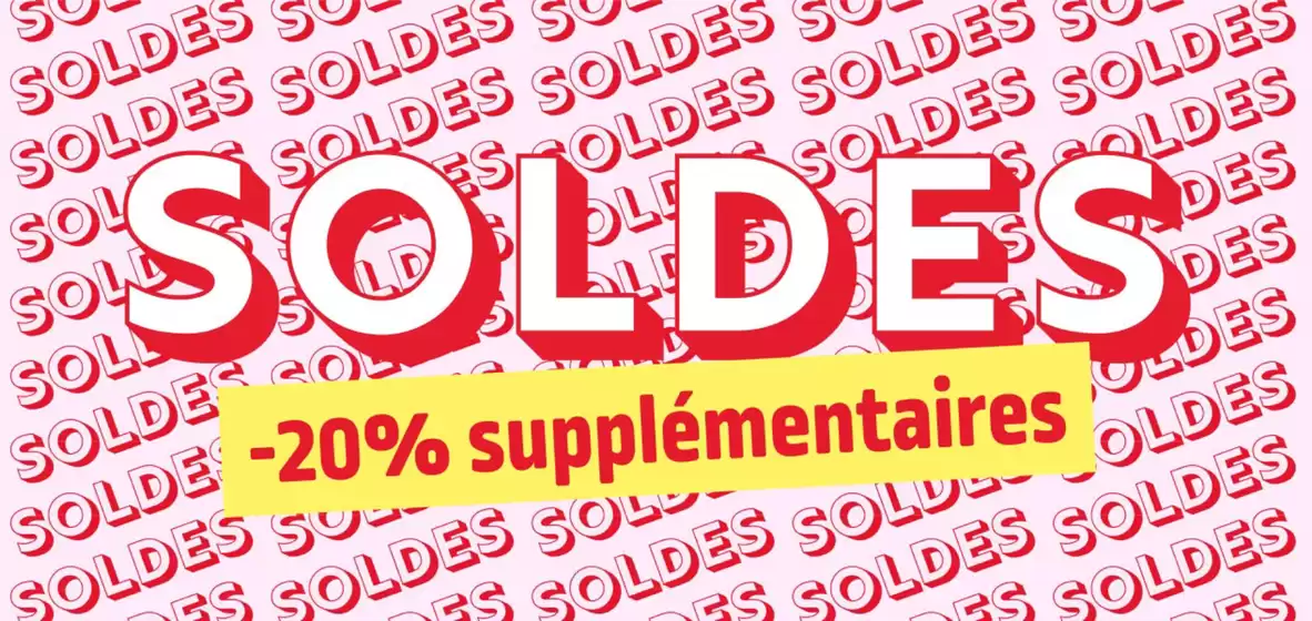 Soldes -20% supplémentaires