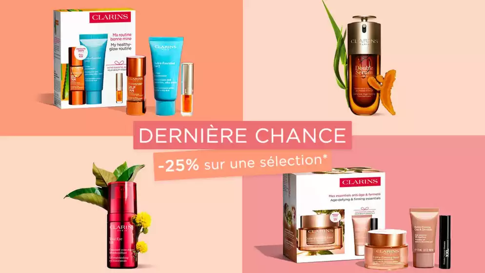 -25% sur une sélection de produits.