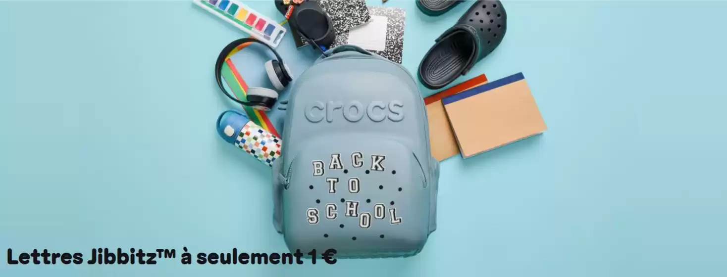 Démarrez la nouvelle année scolaire avec une nouvelle paire de Crocs