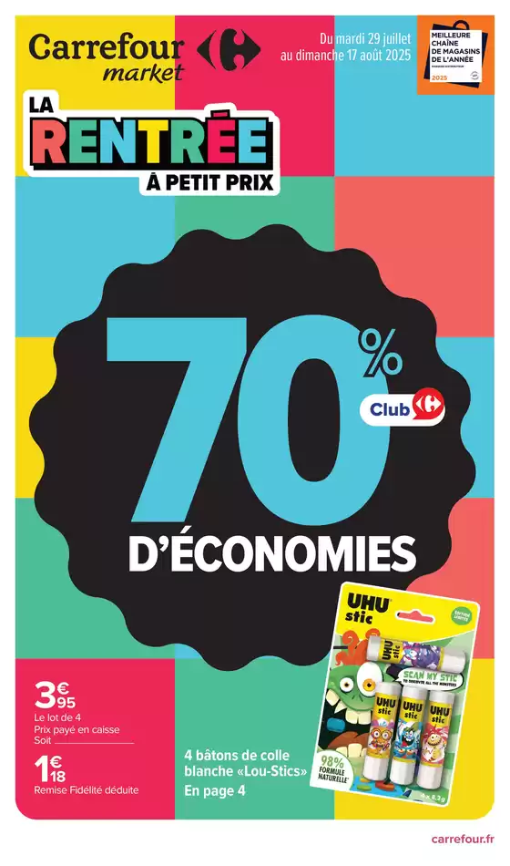 LA RENTRÉE À PETIT PRIX