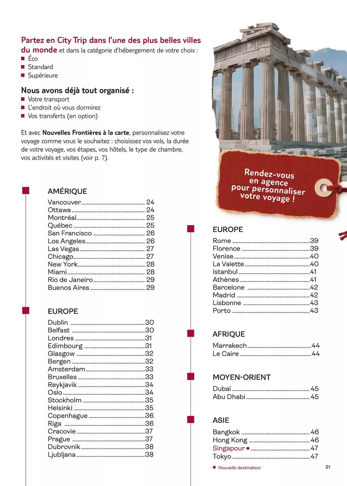 Catalogue Nouvelles Frontières Collection 2026, page 00023