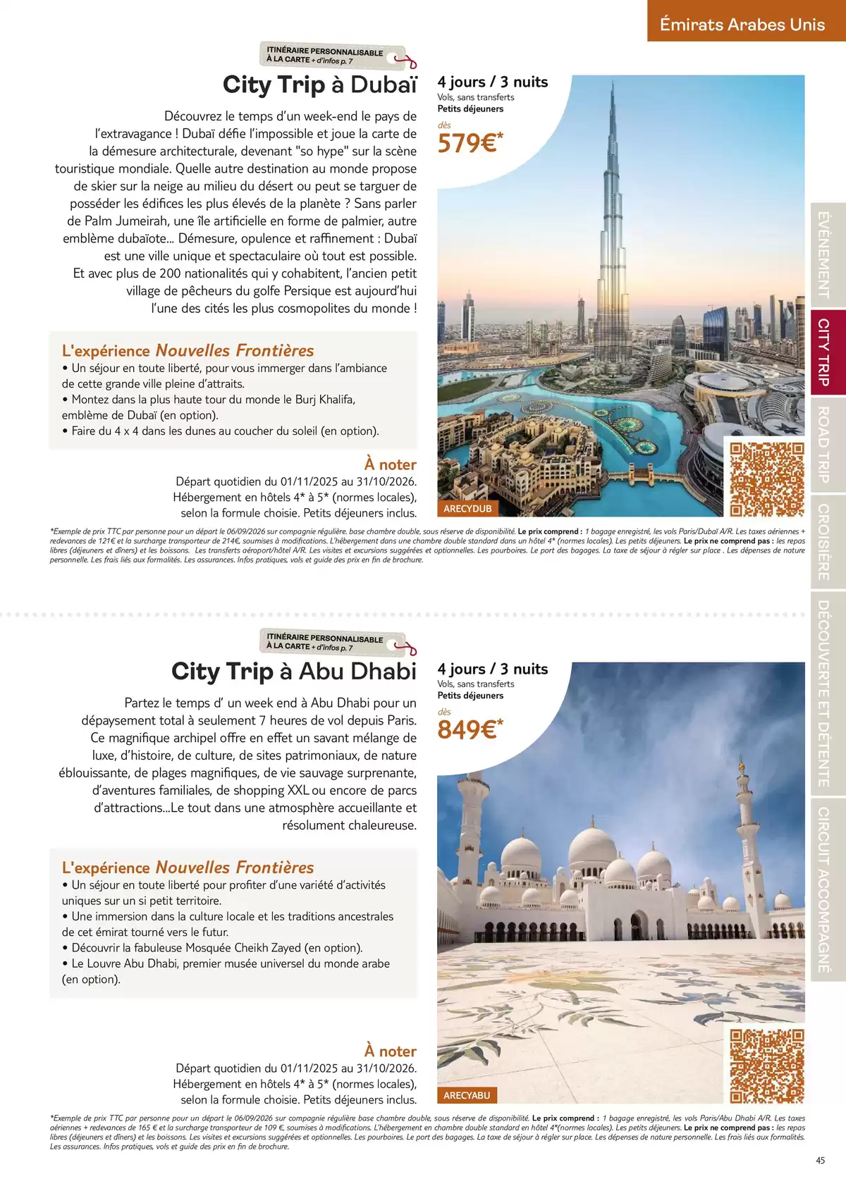 Catalogue Nouvelles Frontières Collection 2026, page 00047