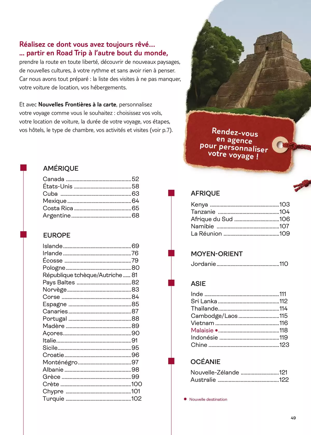 Catalogue Nouvelles Frontières Collection 2026, page 00051