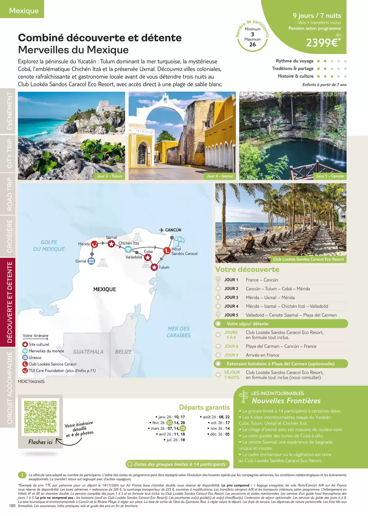 Catalogue Nouvelles Frontières Collection 2026, page 00182