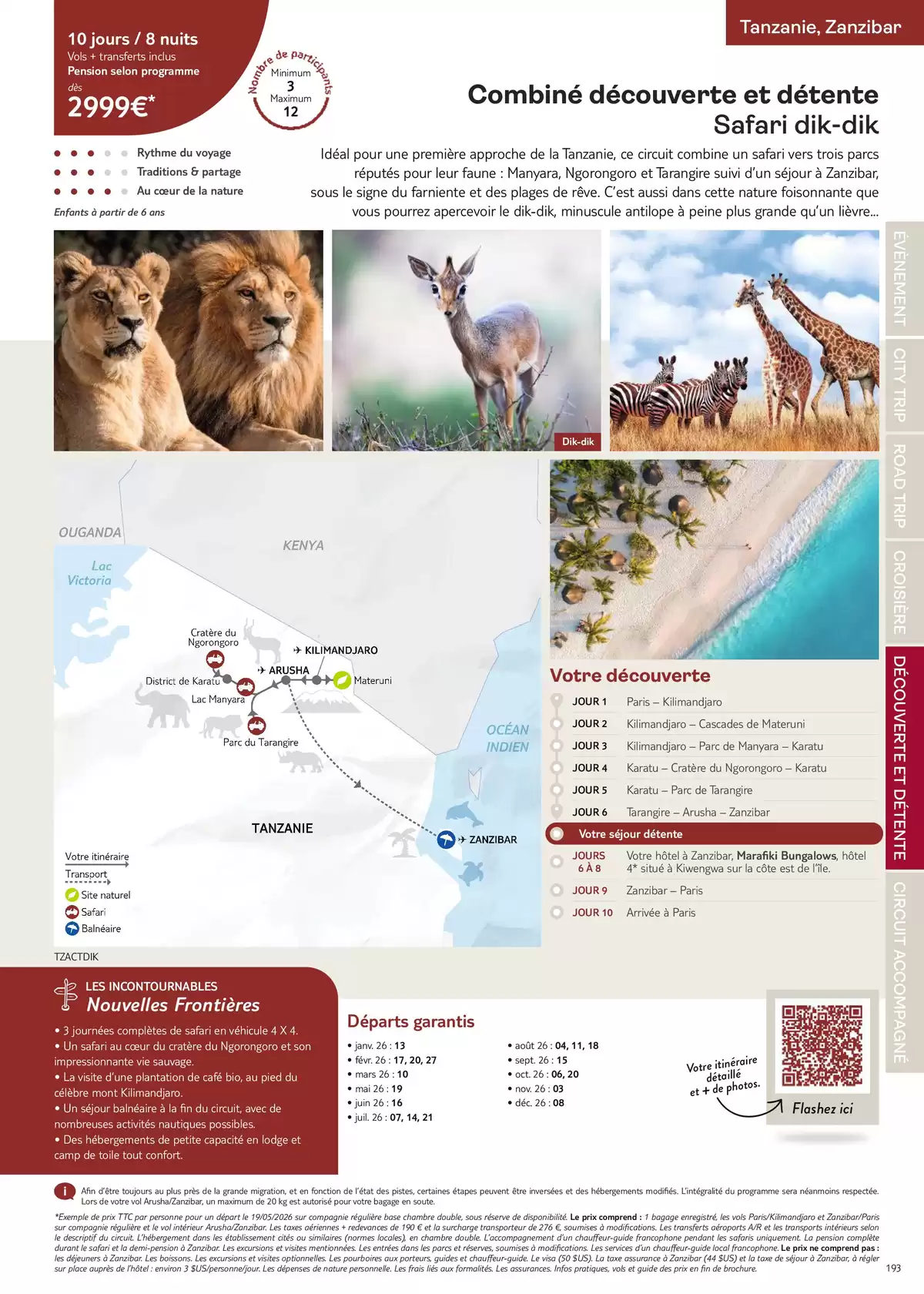 Catalogue Nouvelles Frontières Collection 2026, page 00195