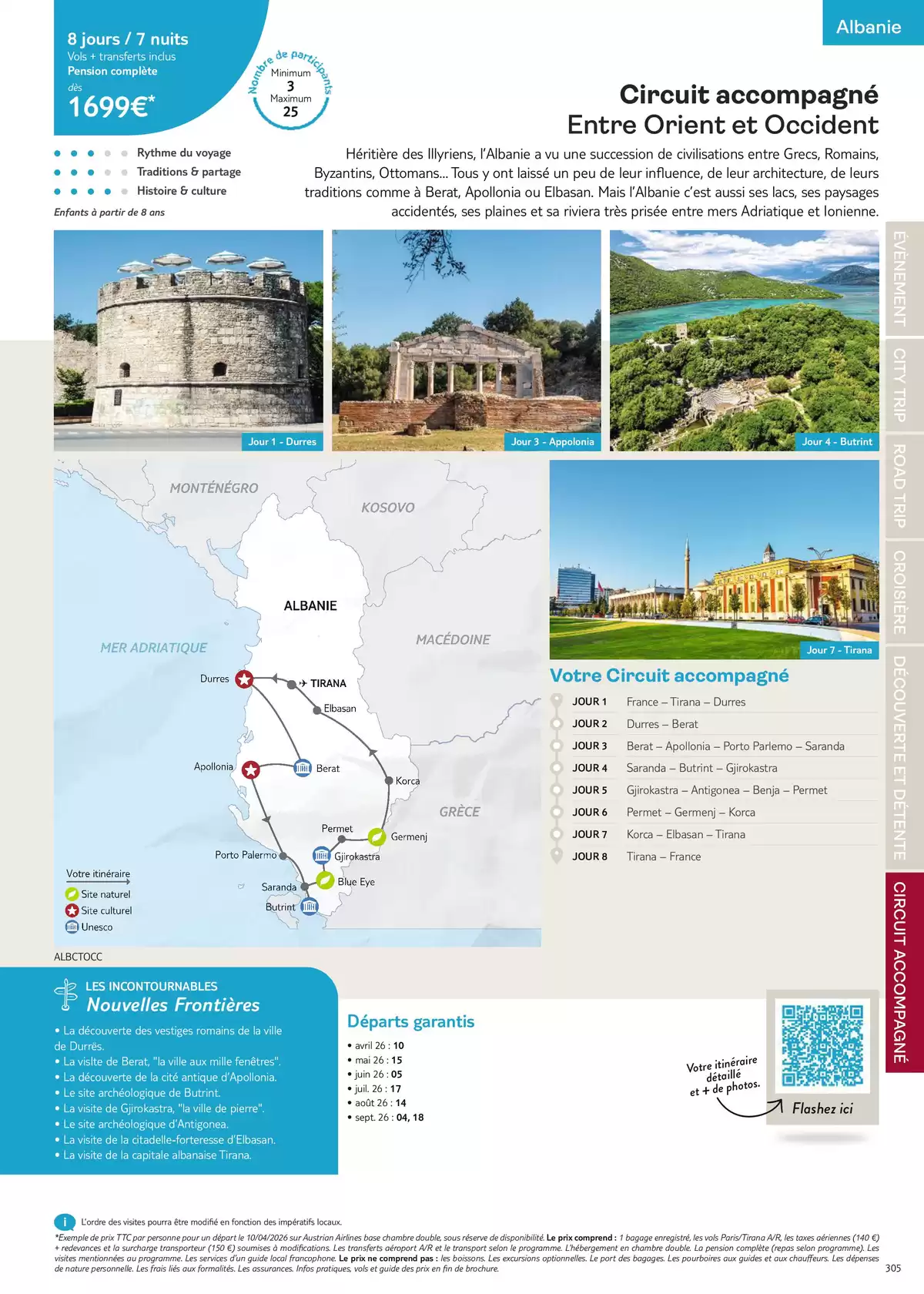 Catalogue Nouvelles Frontières Collection 2026, page 00307