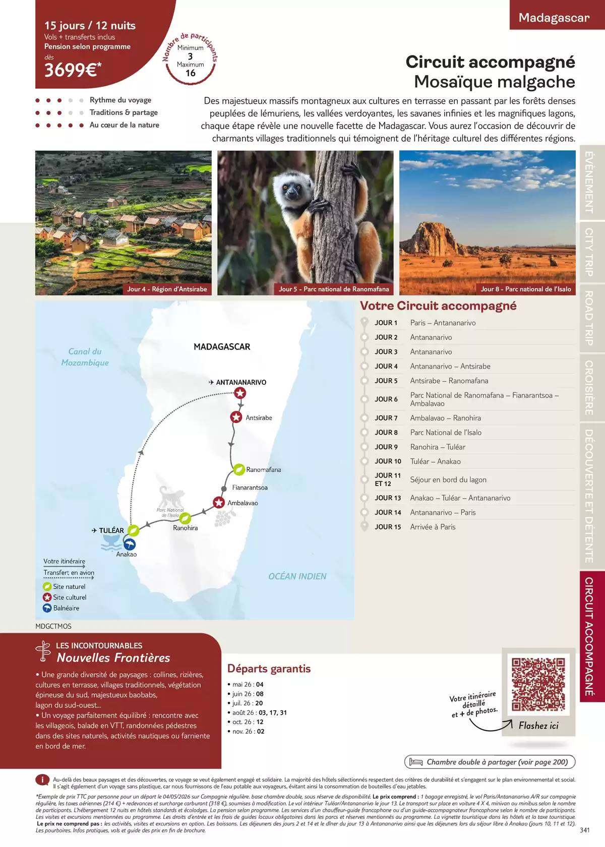 Catalogue Nouvelles Frontières Collection 2026, page 00343