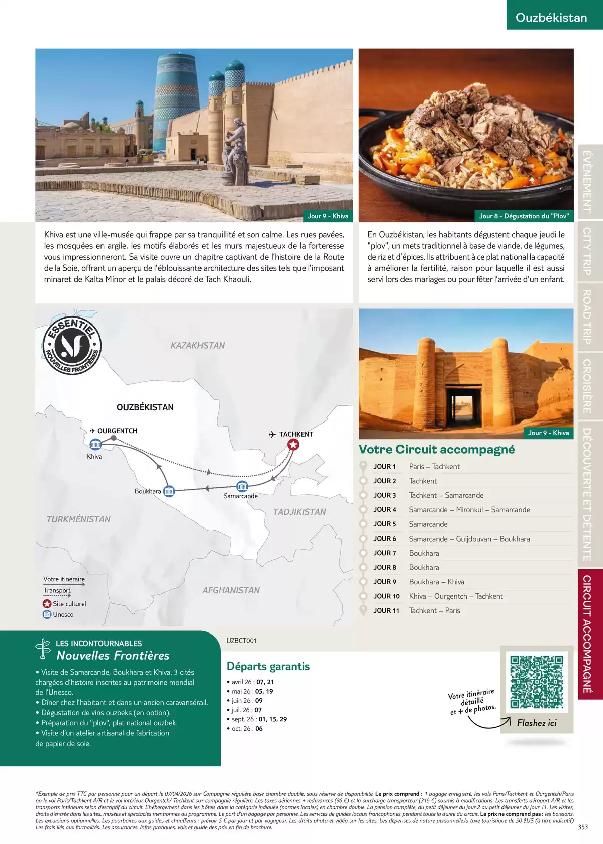 Catalogue Nouvelles Frontières Collection 2026, page 00355