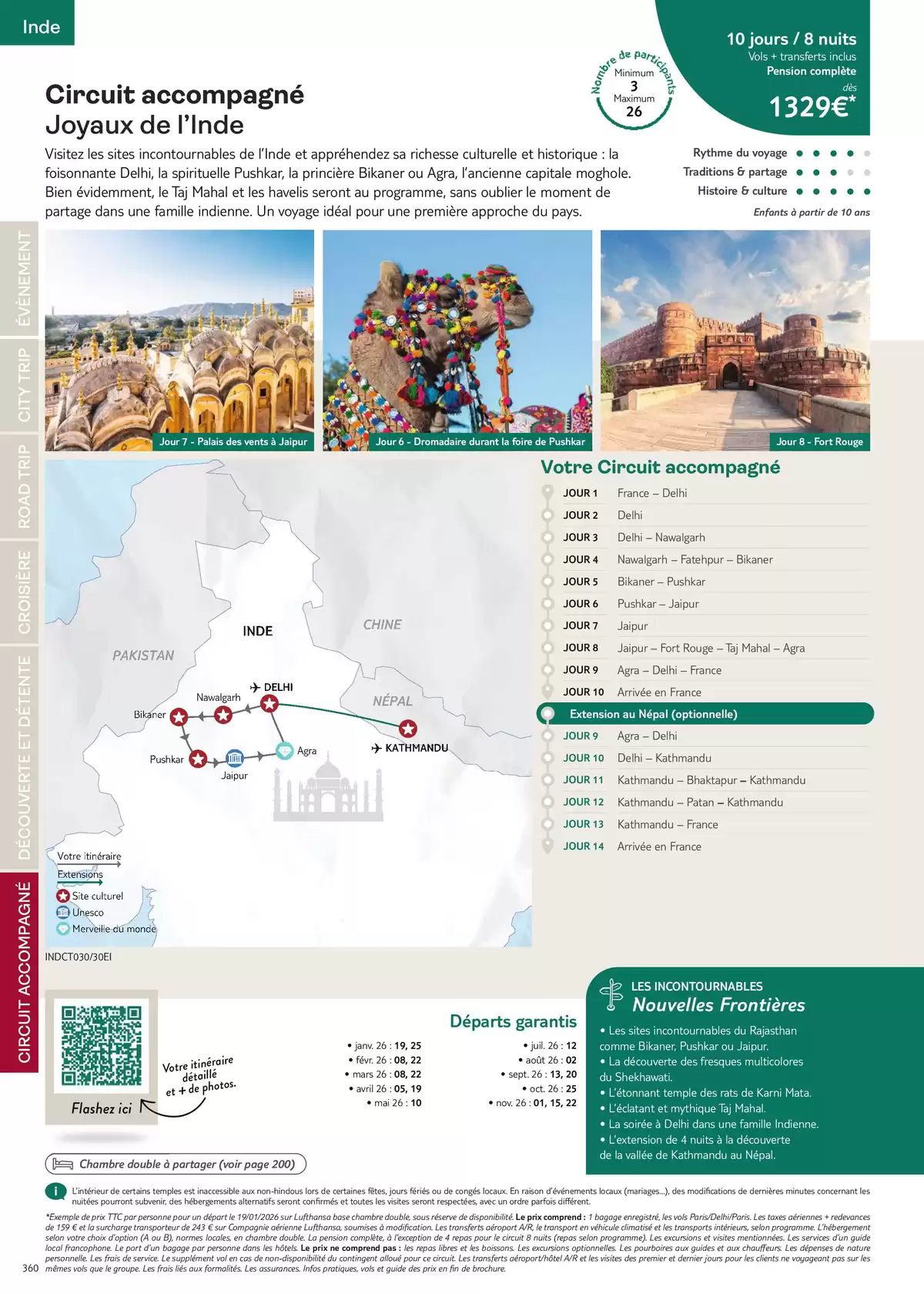 Catalogue Nouvelles Frontières Collection 2026, page 00362