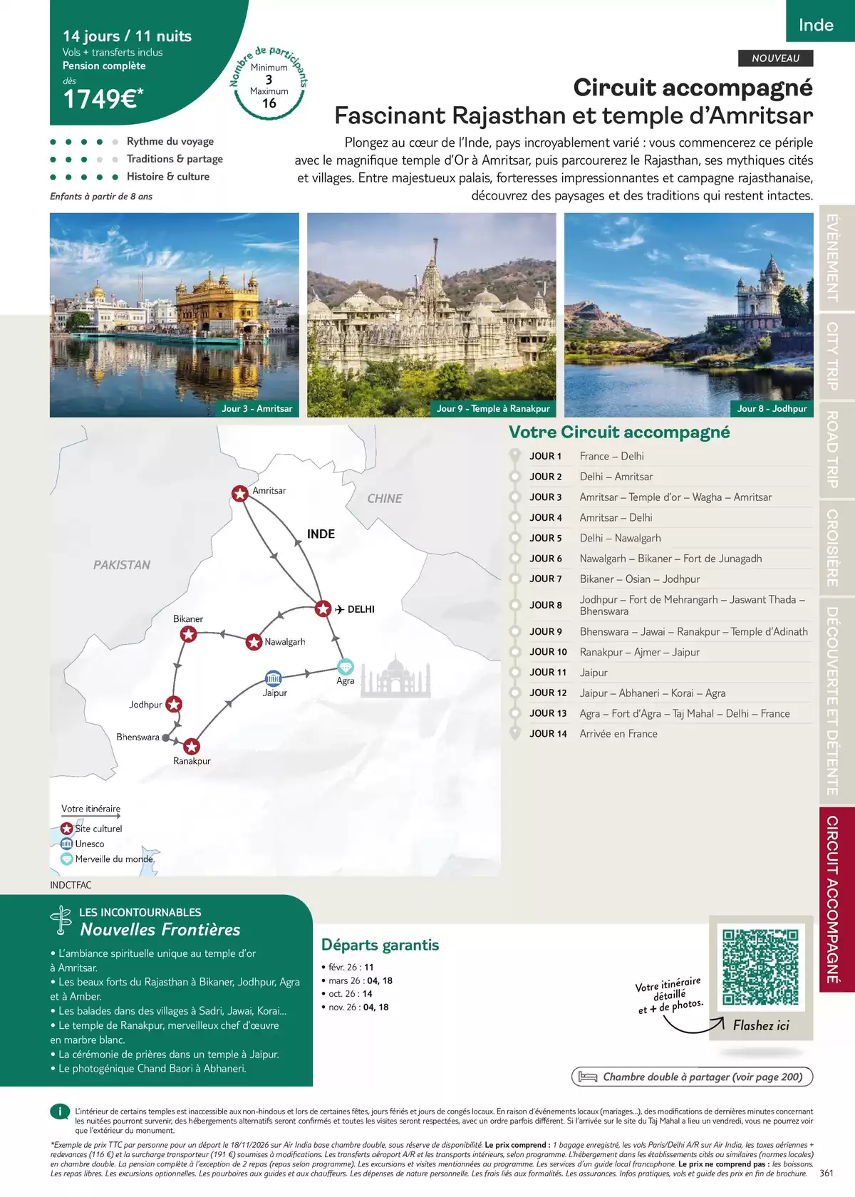 Catalogue Nouvelles Frontières Collection 2026, page 00363