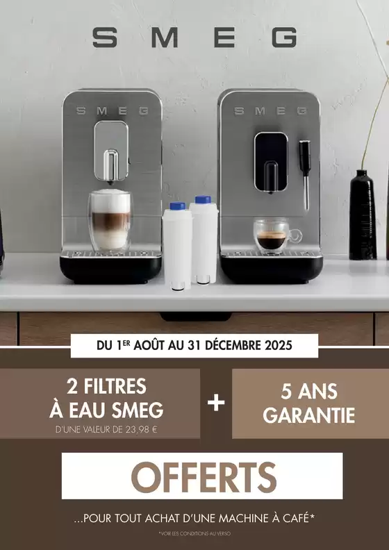 OFFERTS POUR TOUT ACHAT D’UNE MACHINE À CAFÉ