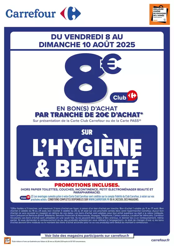 OPERATION BON D’ACHAT