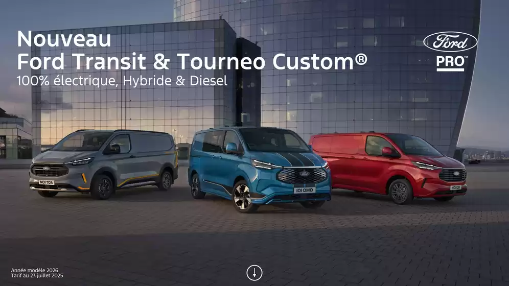 Ford Nouveau Transit Custom 