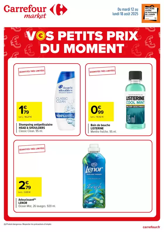 VOS PETITS PRIX DU MOMENT