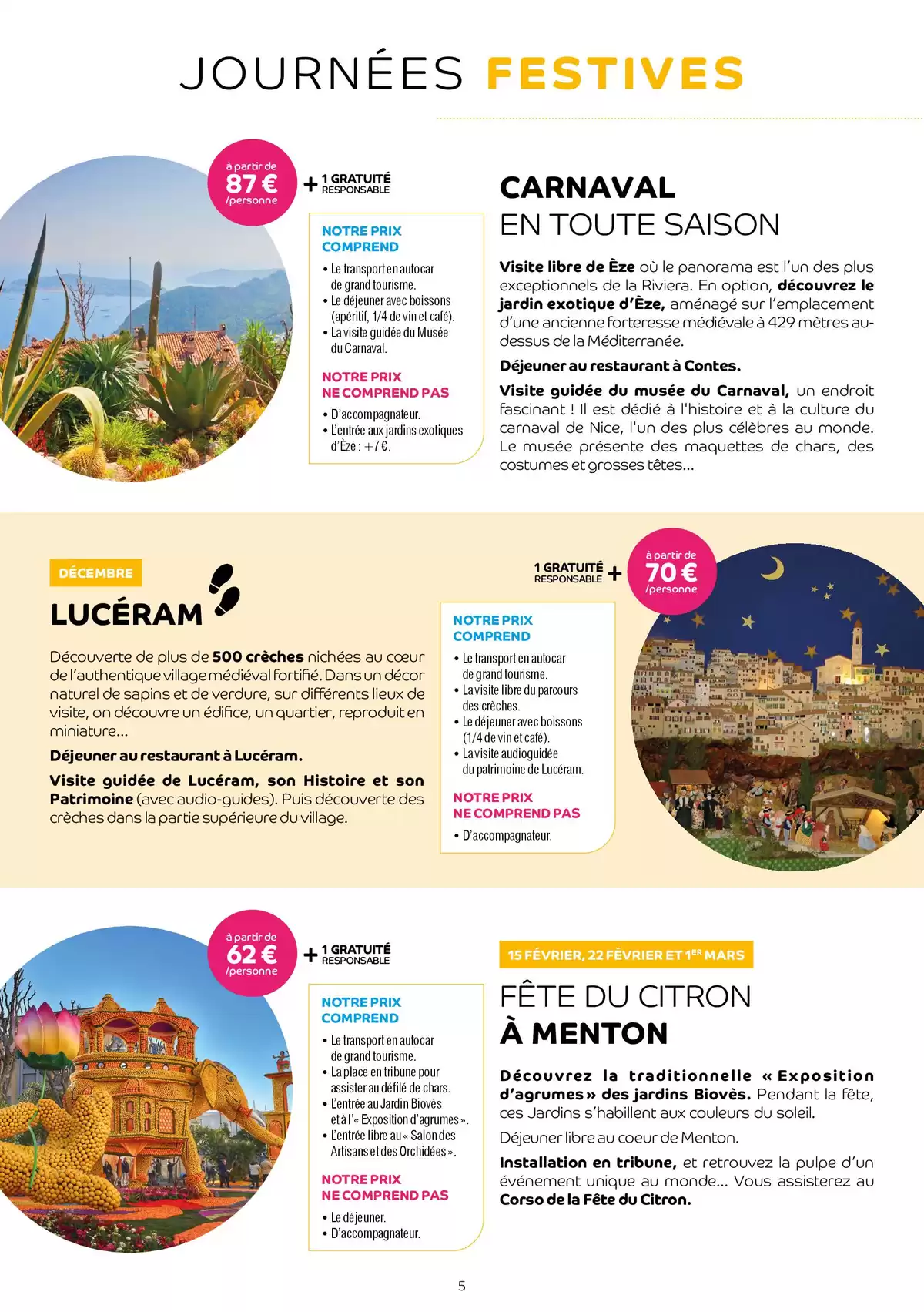 Catalogue Vos escapades en autocar, page 00005