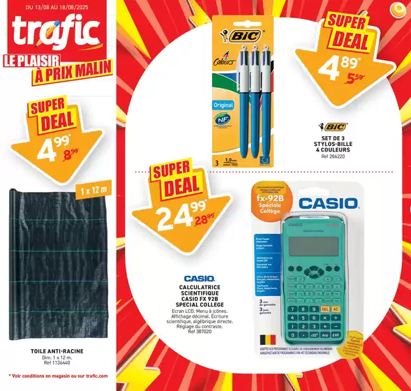 LE PLAISIR À PRIX MALIN