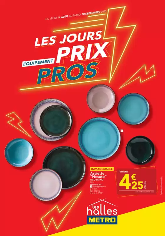 Metro Les jours prix pros équipement