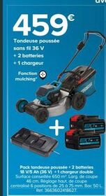 Tondeuse  offre sur Castorama