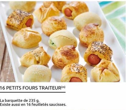16 PETITS FOURS TRAITEUR offre sur Carrefour Market