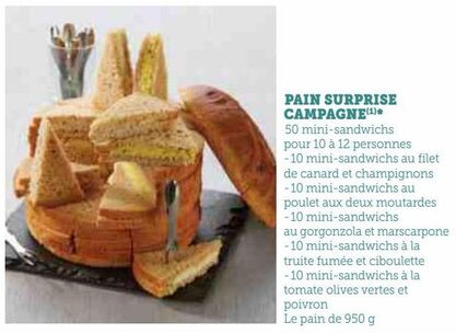 PAIN SURPRISE CAMPAGNE  offre sur Super U