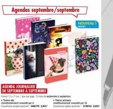 Agenda  offre sur Plein ciel