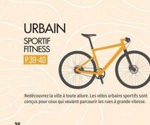 Fitness  offre sur Bouticycle