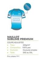 Maillot  offre sur Sport 2000