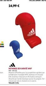 Mitaines Adidas offre sur Sport 2000