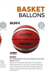 Basket-ball Molten offre sur Sport 2000
